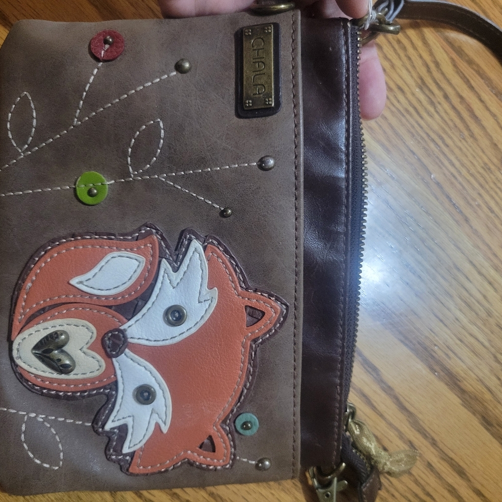 Chala mini crossbody purse Fox with adjustable strap compact